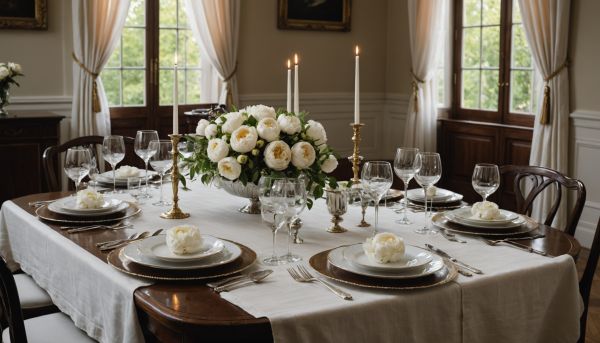 Comment dresser une table élégante à la française ?