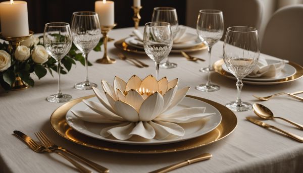 L'art de plier les serviettes pour un dîner chic